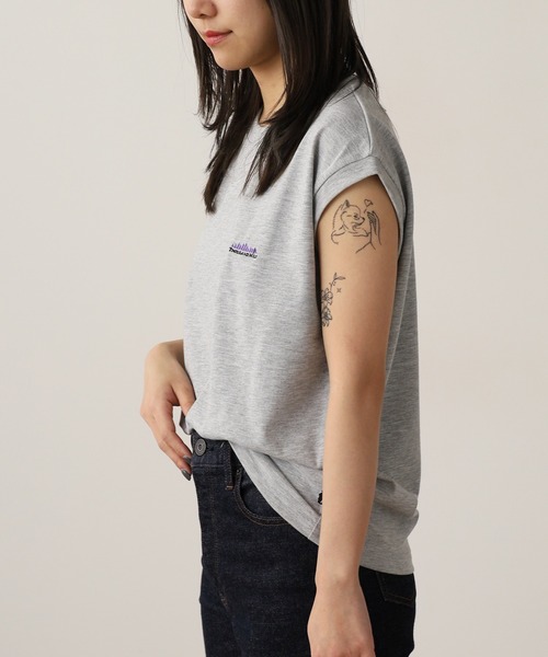 THOUSAND MILE（サウザンドマイル）の「THOUSAND MILE/サウザンドマイル FRENCH SLEEVE TEE Tシャツ（Tシャツ/カットソー・レディース・ホワイト/グレー/ブラック・FREE）」の18枚目の写真