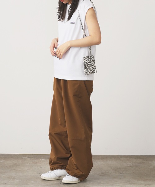 THOUSAND MILE（サウザンドマイル）の「THOUSAND MILE/サウザンドマイル FRENCH SLEEVE TEE Tシャツ（Tシャツ/カットソー・レディース・ホワイト/グレー/ブラック・FREE）」の10枚目の写真