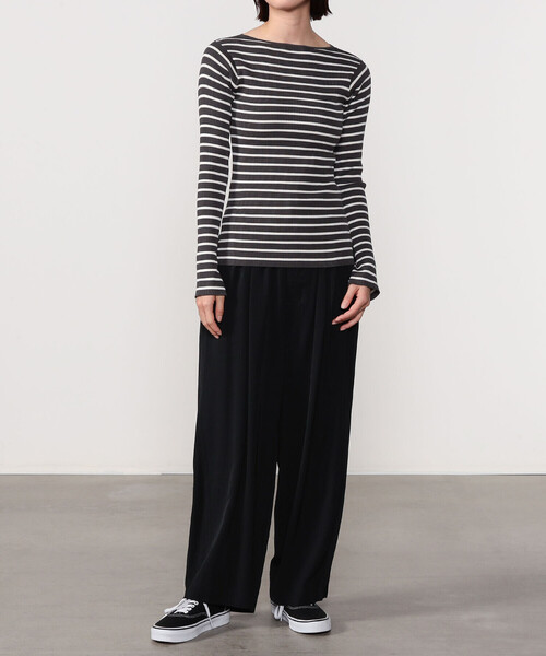 ニット セーター ORCIVAL | リブ ボートネック長袖カットソー WOMEN レディース ORCIVAL ニット セーター | リブ ボートネック長袖カットソー