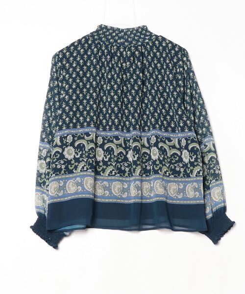 BRODIAEA(ブローディア)の「BRODIAEA スモック刺繍シフォンブラウス(シャツ/ブラウス・レディース・ネイビー/ベージュ/ピンク・40)」の22枚目の写真