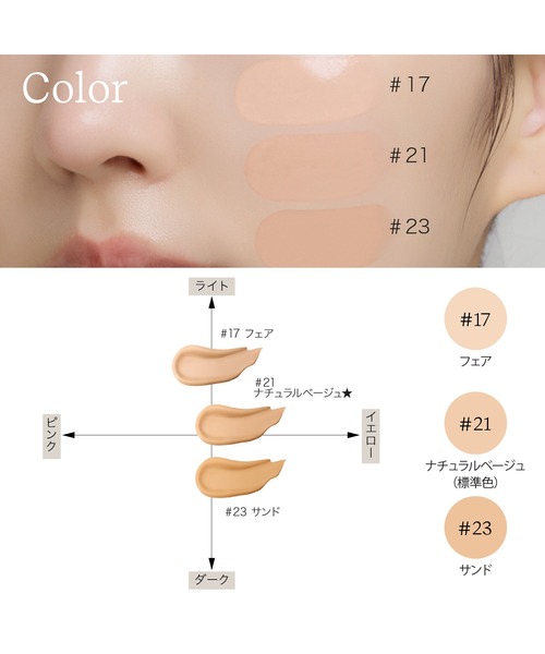 ByUR(バイユア)の「セラムフィット シルキー ヌード クッション<ファンデーション>(ファンデーション・レディース・23 サンド/21 ナチュラルベージュ/17 フェア・FREE)」の14枚目の写真