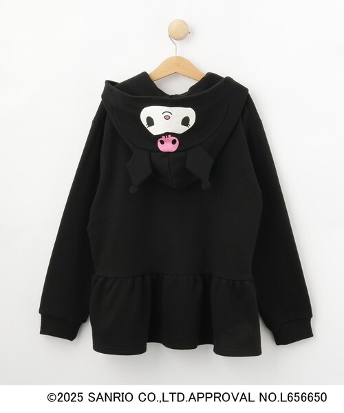 sanrio（サンリオ）の「【サンリオキャラクターズ】スクールキャラクターパーカ（パーカー・キッズ・ブラック/オフホワイト・15 /13/14）」の7枚目の写真