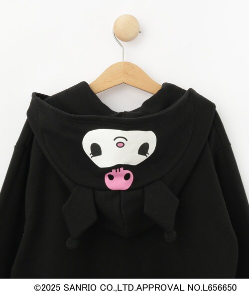 sanrio（サンリオ）の「【サンリオキャラクターズ】スクールキャラクターパーカ（パーカー・キッズ・ブラック/オフホワイト・15 /13/14）」の9枚目の写真