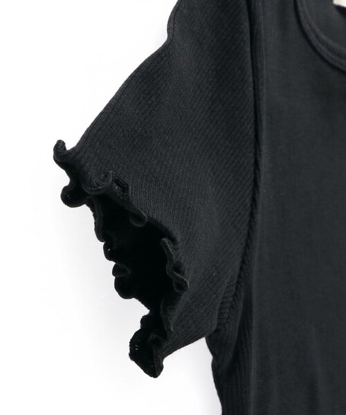 BRANSHES（ブランシェス）の「ストレッチテレコ半袖Tシャツ（Tシャツ/カットソー・キッズ・その他/オフホワイト/ブラック・90/80/110/100/130/150/120/140/160）」の10枚目の写真