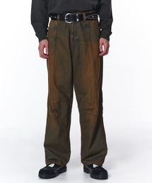 SWITCHING BAGGY DENIM PANTS