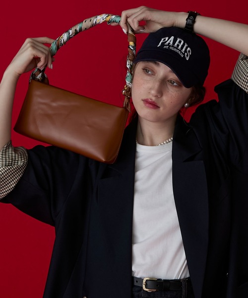BONLECILL Marche（ボンルシールマルシェ）の「【BONLECILL Marche】2wayシームレスワンハンドルバッグ／クラッチバッグ（ハンドバッグ・レディース・バーガンディー/キャメル/グリーン/ブラック・FREE）」の12枚目の写真