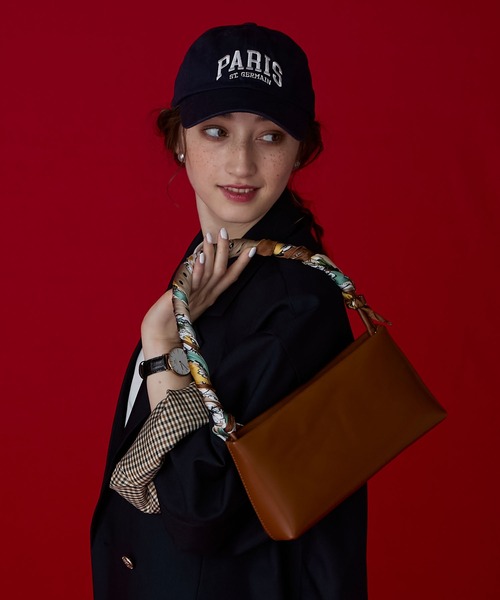 BONLECILL Marche（ボンルシールマルシェ）の「【BONLECILL Marche】2wayシームレスワンハンドルバッグ／クラッチバッグ（ハンドバッグ・レディース・バーガンディー/キャメル/グリーン/ブラック・FREE）」の14枚目の写真