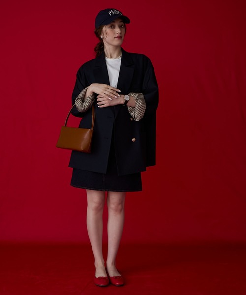 BONLECILL Marche（ボンルシールマルシェ）の「【BONLECILL Marche】2wayシームレスワンハンドルバッグ／クラッチバッグ（ハンドバッグ・レディース・バーガンディー/キャメル/グリーン/ブラック・FREE）」の17枚目の写真