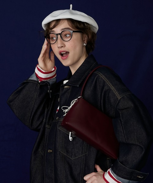 BONLECILL Marche（ボンルシールマルシェ）の「【BONLECILL Marche】2wayシームレスワンハンドルバッグ／クラッチバッグ（ハンドバッグ・レディース・バーガンディー/キャメル/グリーン/ブラック・FREE）」の20枚目の写真