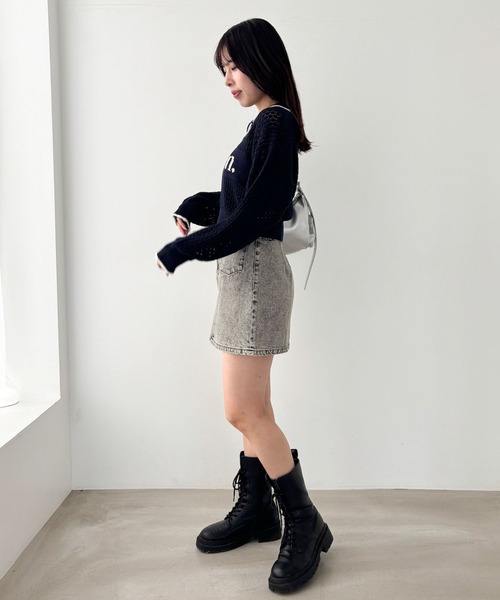 projectR ニット 下北沢KILLERS,,PUNKモヘアセーター,ボーダーモヘアニット