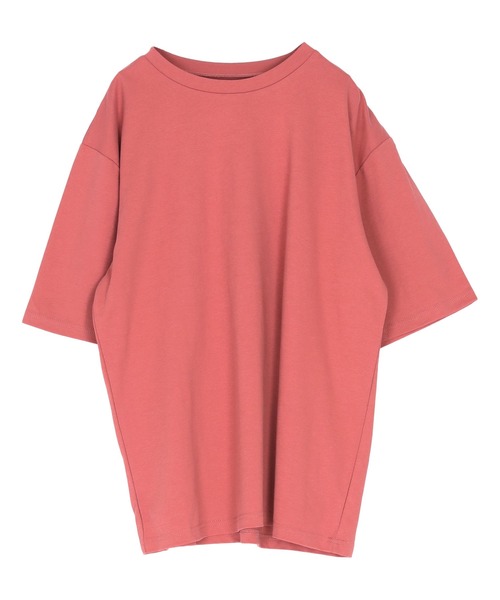 titivate(ティティベイト)の「汗染み防止ルーズシルエットTシャツ(Tシャツ/カットソー・レディース・ホワイト/ネイビー/チャコール/ブラック/ローズ/グレー・MT/L/S/M)」の21枚目の写真