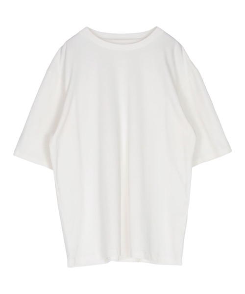 titivate(ティティベイト)の「汗染み防止ルーズシルエットTシャツ(Tシャツ/カットソー・レディース・ホワイト/ネイビー/チャコール/ブラック/ローズ/グレー・MT/L/S/M)」の16枚目の写真