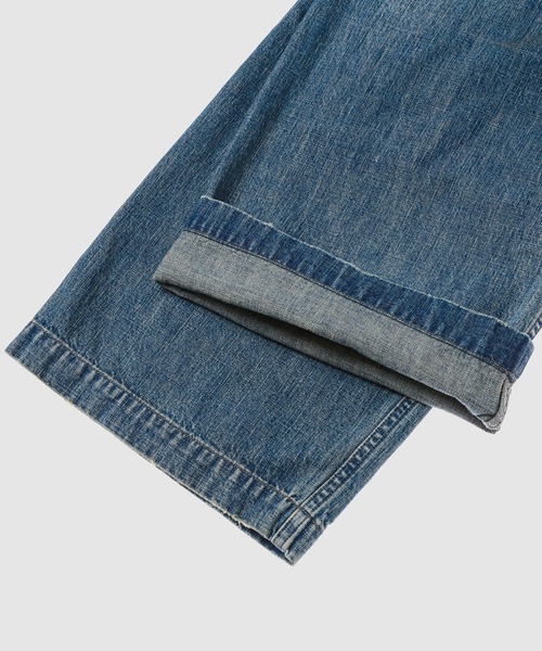 BOW WOW(バウワウ)の「USN M44 DUNGAREE TROUSERS, SIDE SEAMLESS(デニムパンツ・メンズ・インディゴブルー・L/XL)」の7枚目の写真