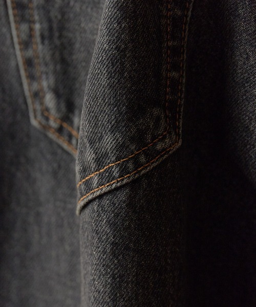 Calvin Klein(カルバン・クライン)の「Calvin Klein/カルバンクライン BAGGY REBEL SMOKE JEAN(デニムパンツ・メンズ・ブラック・32/30/28)」の6枚目の写真