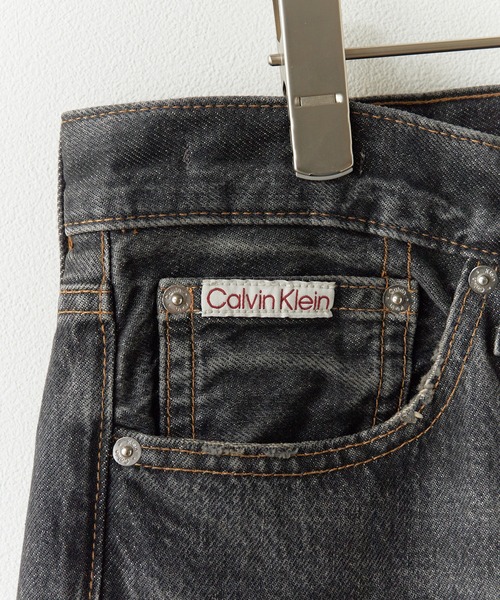 Calvin Klein(カルバン・クライン)の「Calvin Klein/カルバンクライン BAGGY REBEL SMOKE JEAN(デニムパンツ・メンズ・ブラック・32/30/28)」の2枚目の写真