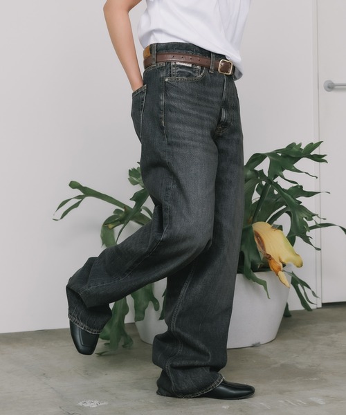 Calvin Klein(カルバン・クライン)の「Calvin Klein/カルバンクライン BAGGY REBEL SMOKE JEAN(デニムパンツ・メンズ・ブラック・32/30/28)」の13枚目の写真