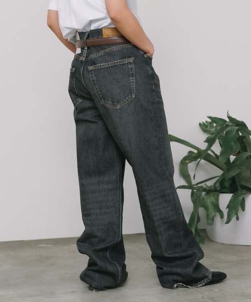 Calvin Klein(カルバン・クライン)の「Calvin Klein/カルバンクライン BAGGY REBEL SMOKE JEAN(デニムパンツ・メンズ・ブラック・32/30/28)」の14枚目の写真