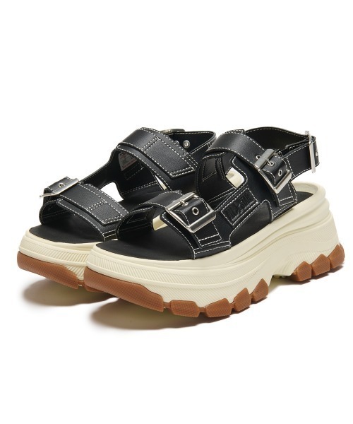 CONVERSE（コンバース）の「CONVERSE ALL STAR TREKWAVE SANDAL（コンバース オールスター　トレックウエーブ　サンダル）（サンダル・レディース・ブラック×ホワイト/ブラック/ホワイト系・22cm/23cm/24cm/25cm/26cm）」の3枚目の写真