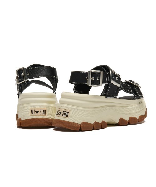 CONVERSE（コンバース）の「CONVERSE ALL STAR TREKWAVE SANDAL（コンバース オールスター　トレックウエーブ　サンダル）（サンダル・レディース・ブラック×ホワイト/ブラック/ホワイト系・22cm/23cm/24cm/25cm/26cm）」の9枚目の写真