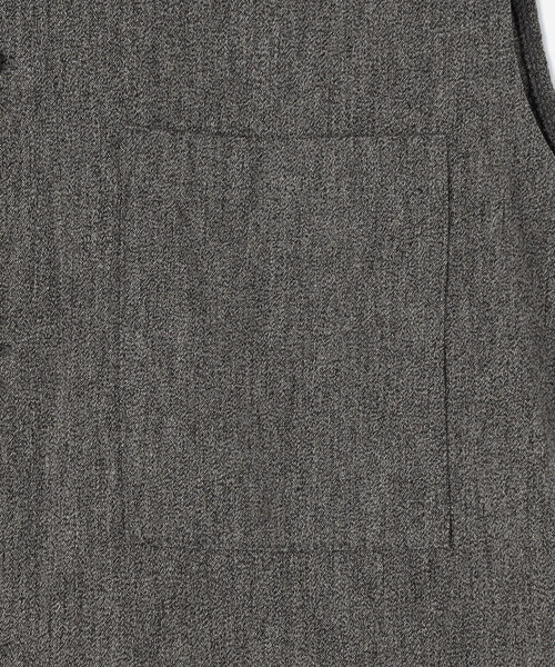 Yarmo（ヤーモ）の「Yarmo | ダンガリー スリーブレスボイラースーツ WOMEN（つなぎ/オールインワン・レディース・グレー・S）」の6枚目の写真