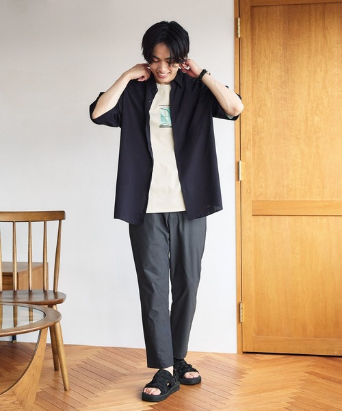 GLOBAL WORK(グローバルワーク)の「スマらくイージーパンツ/メッシュ/288596(その他パンツ・メンズ・ネイビー/ブラック/グレー系その他7/チャコールグレー・SMALL/LARGE/MEDIUM/X-LARGE)」の17枚目の写真