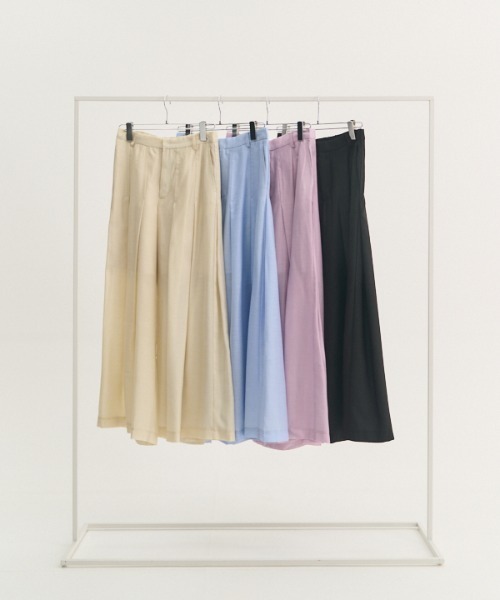 Muel Chic(ミュエルシック)の「Tung sheer pants タングシアーパンツ(その他パンツ・レディース・オフホワイト/ブラック/ライトブルー/ラベンダー・SMALL/MEDIUM)」の21枚目の写真