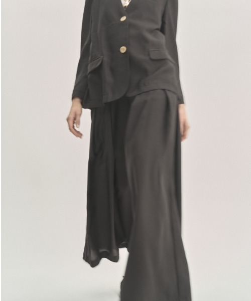 Muel Chic(ミュエルシック)の「Tung sheer pants タングシアーパンツ(その他パンツ・レディース・オフホワイト/ブラック/ライトブルー/ラベンダー・SMALL/MEDIUM)」の8枚目の写真