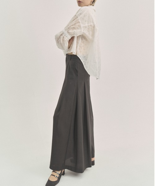 Muel Chic(ミュエルシック)の「Tung sheer pants タングシアーパンツ(その他パンツ・レディース・オフホワイト/ブラック/ライトブルー/ラベンダー・SMALL/MEDIUM)」の7枚目の写真