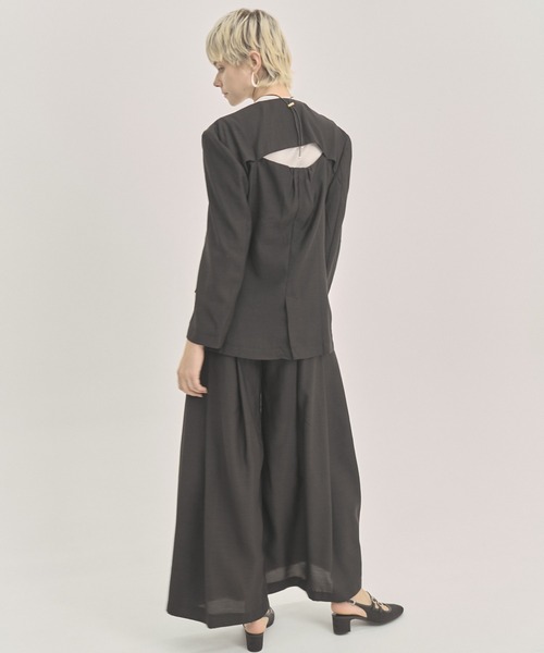 Muel Chic(ミュエルシック)の「Tung sheer pants タングシアーパンツ(その他パンツ・レディース・オフホワイト/ブラック/ライトブルー/ラベンダー・SMALL/MEDIUM)」の10枚目の写真
