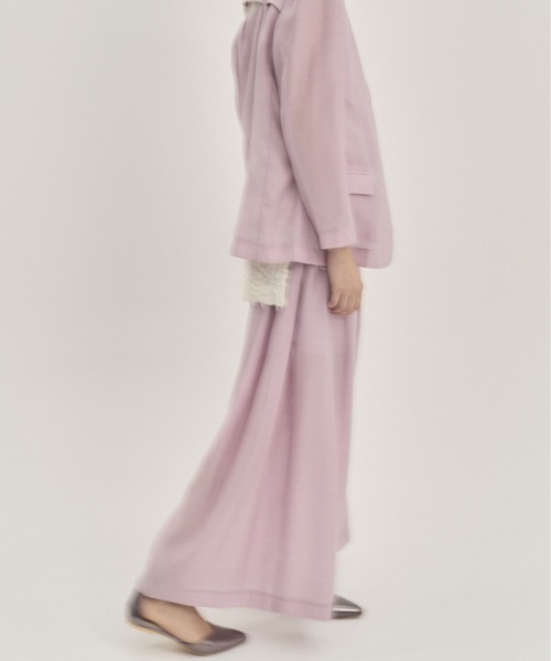 Muel Chic(ミュエルシック)の「Tung sheer pants タングシアーパンツ(その他パンツ・レディース・オフホワイト/ブラック/ライトブルー/ラベンダー・SMALL/MEDIUM)」の12枚目の写真