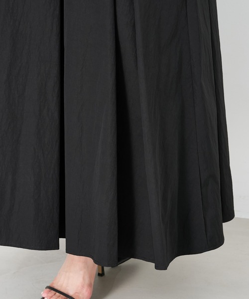 MICA&DEAL（マイカ＆ディール）の「タックボリュームスカート（スカート・レディース・ベージュ/ブラック/アイボリー・FREE）」の18枚目の写真