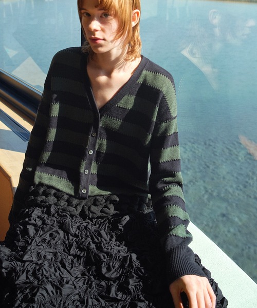RUMCHE（ラムシェ）の「Cotton Shirring Skirt / コットンシャーリングスカート（スカート・レディース・ブラック・FREE）」の2枚目の写真