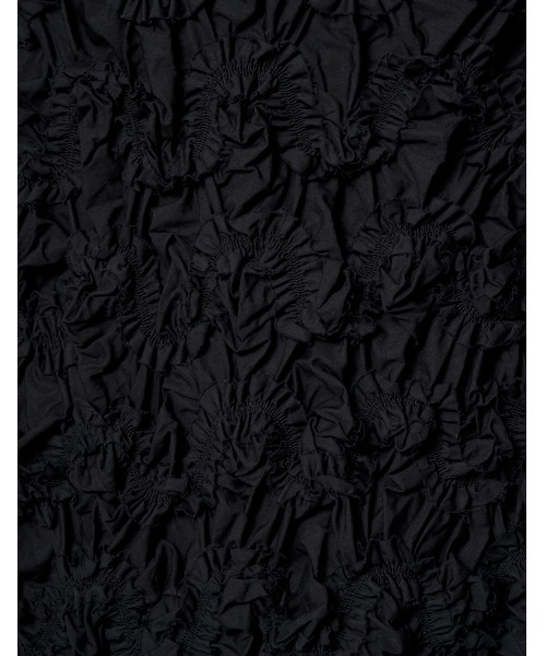 RUMCHE（ラムシェ）の「Cotton Shirring Skirt / コットンシャーリングスカート（スカート・レディース・ブラック・FREE）」の8枚目の写真