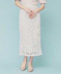 index | 3Dレースタイトスカート【洗濯機洗い可】(スカート)