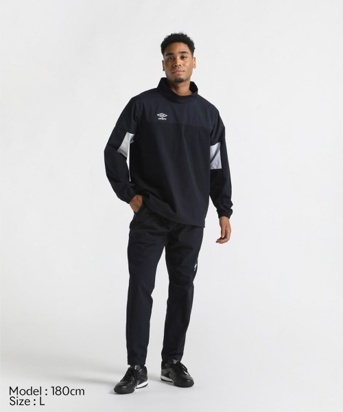 UMBRO(アンブロ)の「UMBRO THE THIRD LINED CLOTH PANTS(アンブロ THE THIRD ラインドクロスパンツ)(その他パンツ・メンズ・ブラック/ネイビー・MEDIUM/X-LARGE/LARGE)」の10枚目の写真