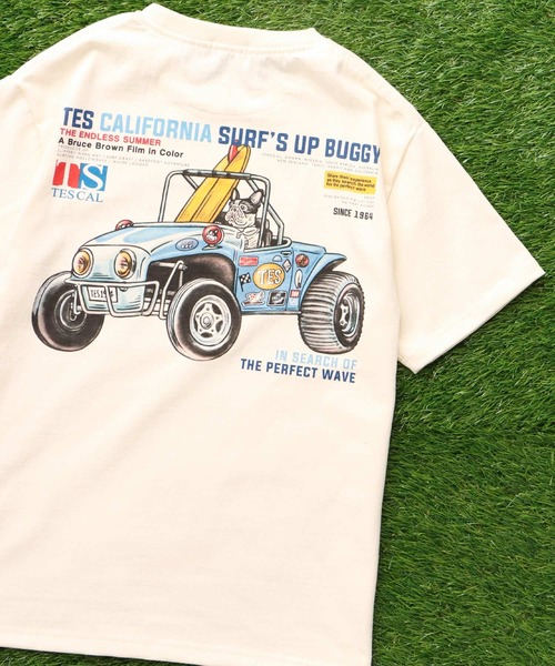 The Endless Summer（エンドレスサマー）の「TES SURF'S UP BUGGY T-SHIRT / Tシャツ（Tシャツ/カットソー・メンズ・アイボリー/ホワイト・X-LARGE/XX-LARGE/SMALL/MEDIUM/LARGE）」の2枚目の写真