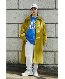 ブランド古着】レディースのダッフルコート（イエロー/黄色系）古着