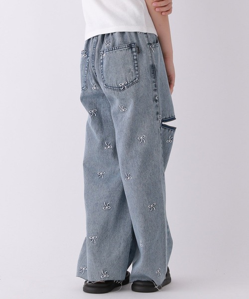 10C REPIPI(ジューシーレピピ)の「【10C REPIPI】KneeZIPリボンパンツ(その他パンツ・キッズ・ブルー/ブラック・120cm/130cm/110cm)」の15枚目の写真