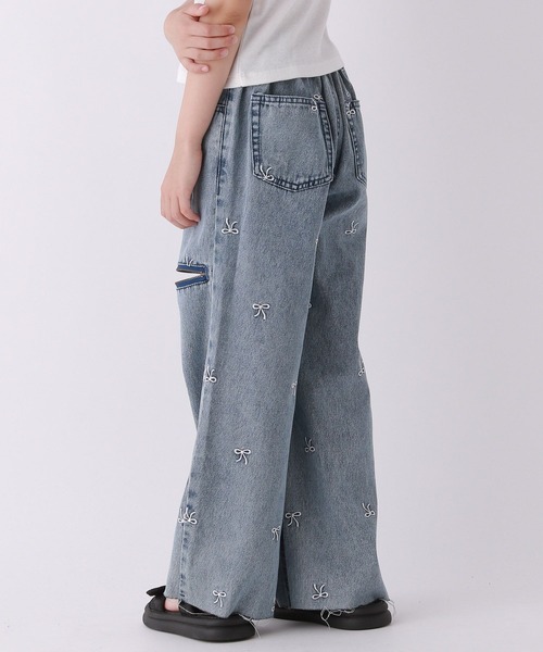 10C REPIPI(ジューシーレピピ)の「【10C REPIPI】KneeZIPリボンパンツ(その他パンツ・キッズ・ブルー/ブラック・120cm/130cm/110cm)」の16枚目の写真