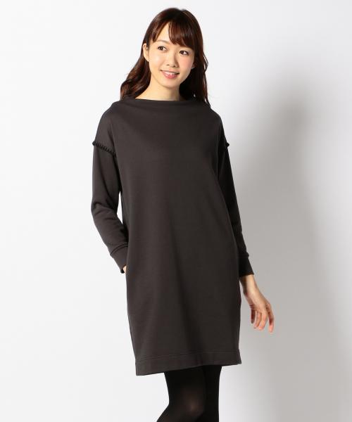 Share Park シェアパーク の ブランケットステッチスウェット ワンピース ワンピース Wear