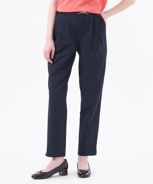 MACKINTOSH PHILOSOPHY（ﾏｯｷﾝﾄｯｼｭ ﾌｨﾛｿﾌｨｰ）の「サッカーテーパードパンツ（その他パンツ・レディース・チャコールグレー/ライトブルー/ダークネイビー・38/36/40）」の3枚目の写真