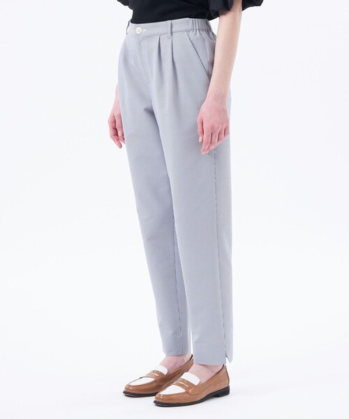 MACKINTOSH PHILOSOPHY（ﾏｯｷﾝﾄｯｼｭ ﾌｨﾛｿﾌｨｰ）の「サッカーテーパードパンツ（その他パンツ・レディース・チャコールグレー/ライトブルー/ダークネイビー・38/36/40）」の6枚目の写真