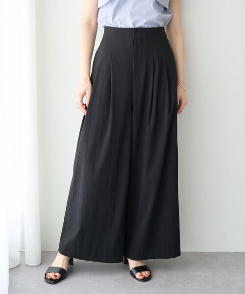 YECCA VECCA(イェッカヴェッカ)の「ドライタッチストレッチワイドパンツ(その他パンツ・レディース・モカ/ブラック・S/M)」の11枚目の写真