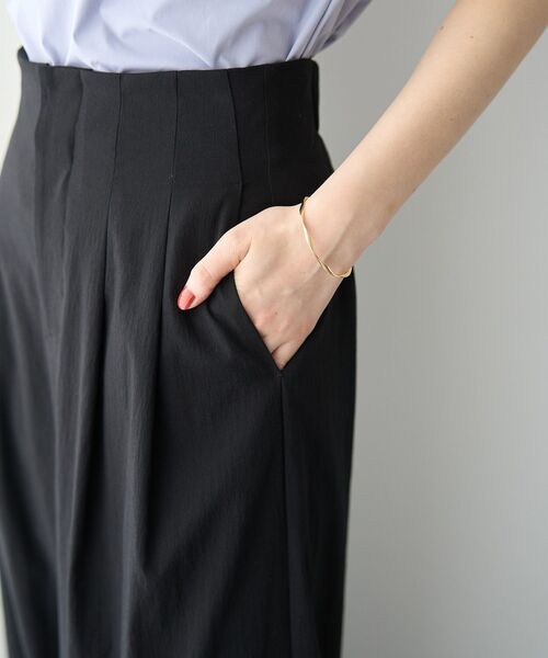 YECCA VECCA(イェッカヴェッカ)の「ドライタッチストレッチワイドパンツ(その他パンツ・レディース・モカ/ブラック・S/M)」の13枚目の写真