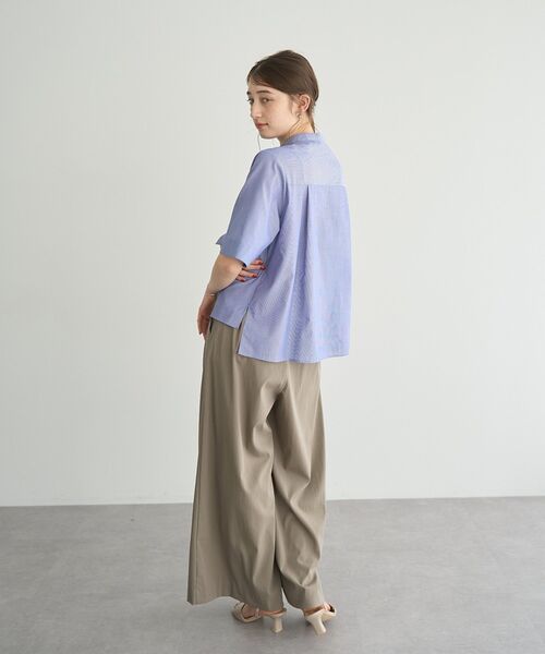 YECCA VECCA(イェッカヴェッカ)の「ドライタッチストレッチワイドパンツ(その他パンツ・レディース・モカ/ブラック・S/M)」の17枚目の写真