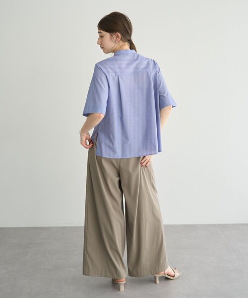 YECCA VECCA(イェッカヴェッカ)の「ドライタッチストレッチワイドパンツ(その他パンツ・レディース・モカ/ブラック・S/M)」の19枚目の写真