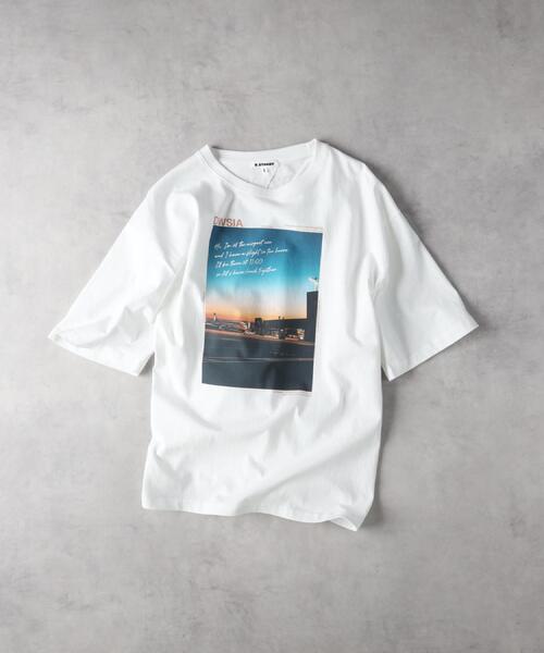Right-on(ライトオン)の「Other(ソノタ)【メンズ】モノトーンフォトTシャツ(Tシャツ/カットソー・メンズ・ブラック/グレー/ホワイト・M/XL/L)」の19枚目の写真