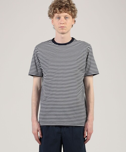 SUNSPEL（サンスペル）の「SUNSPEL コットン クルーネックTシャツ（Tシャツ/カットソー・メンズ・ネイビー・M/L/S）」の3枚目の写真