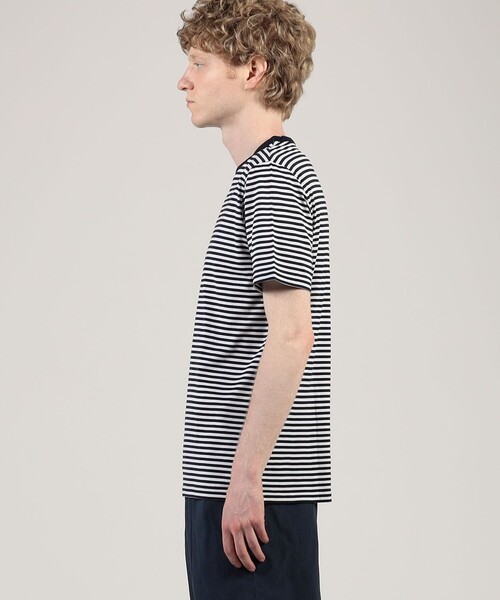 SUNSPEL（サンスペル）の「SUNSPEL コットン クルーネックTシャツ（Tシャツ/カットソー・メンズ・ネイビー・M/L/S）」の4枚目の写真