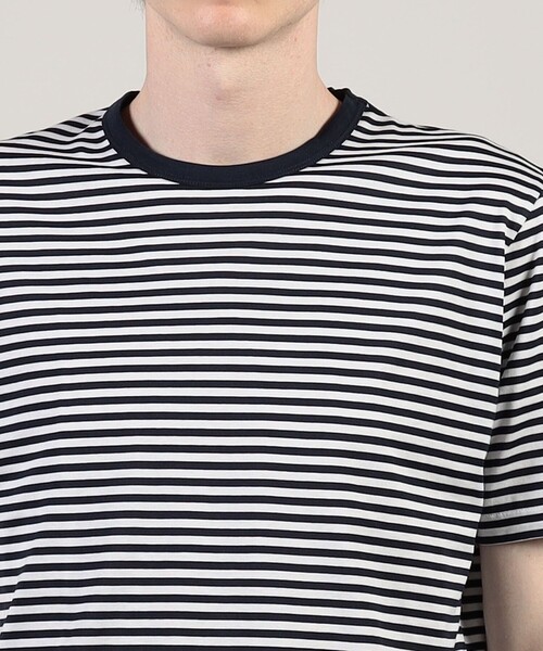 SUNSPEL（サンスペル）の「SUNSPEL コットン クルーネックTシャツ（Tシャツ/カットソー・メンズ・ネイビー・M/L/S）」の6枚目の写真